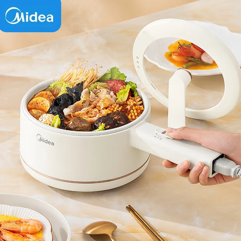 1.5L Electric Mini Home Cooking Pot 