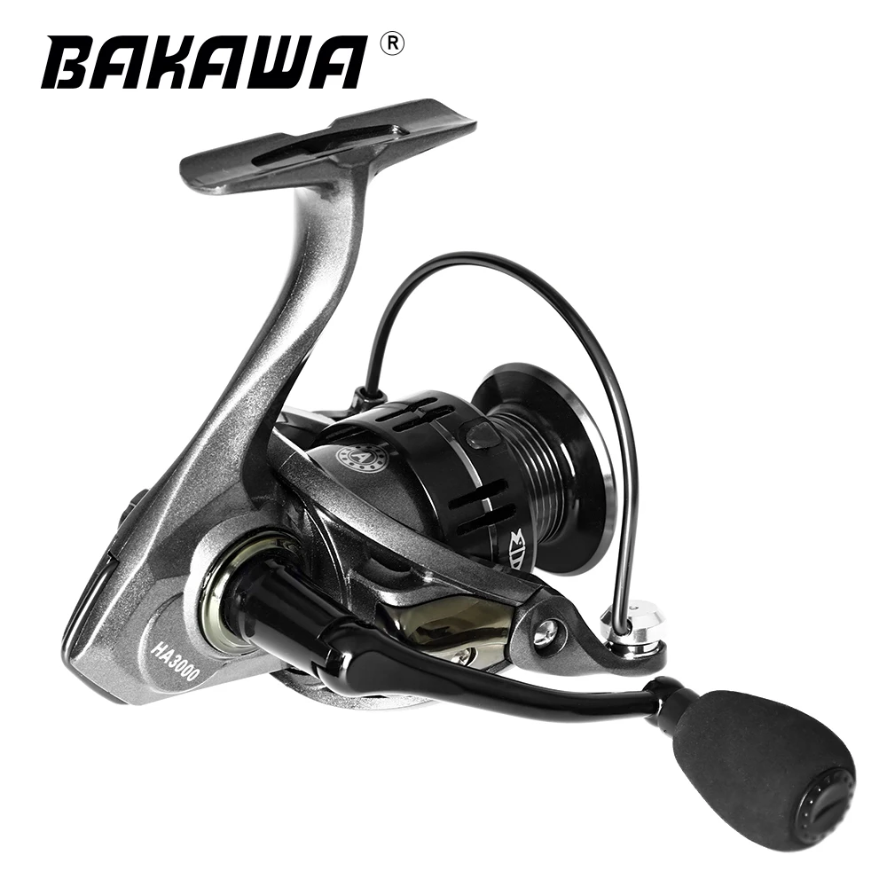 

Рыболовная спиннинговая катушка, металлическая катушка 5,0: 1/4.7:1 HA 2000-5000 для ловли карпа, металлическая линия, круглая Катушка, рукоятка, мелководье