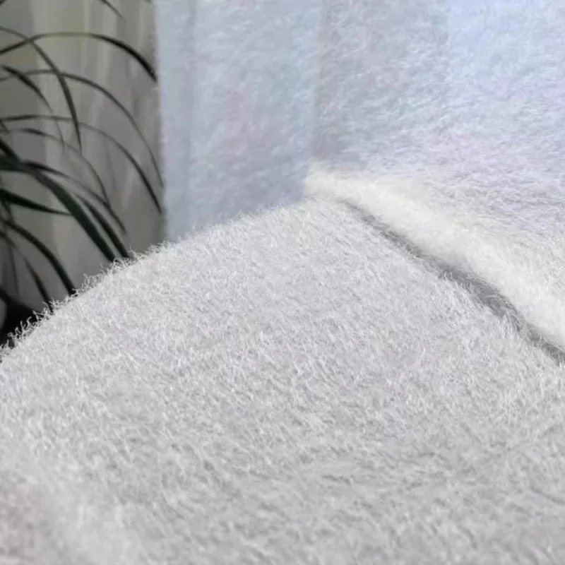 1pc Princess Style Exquisite Plush Gauze Balcony Bedroom Bay Window Living Room White Tulle 2