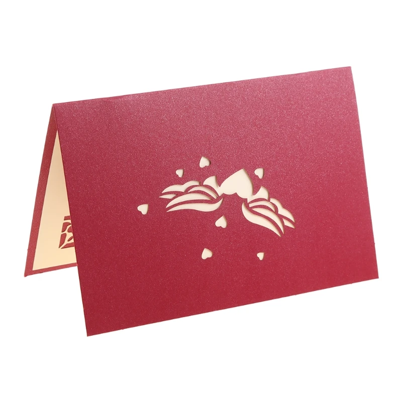 3D for Pop Up Heart Card Wedding Anniversary Valentine Birthday Greeting Cards for Wedding Anniversary Thanksgiving Day