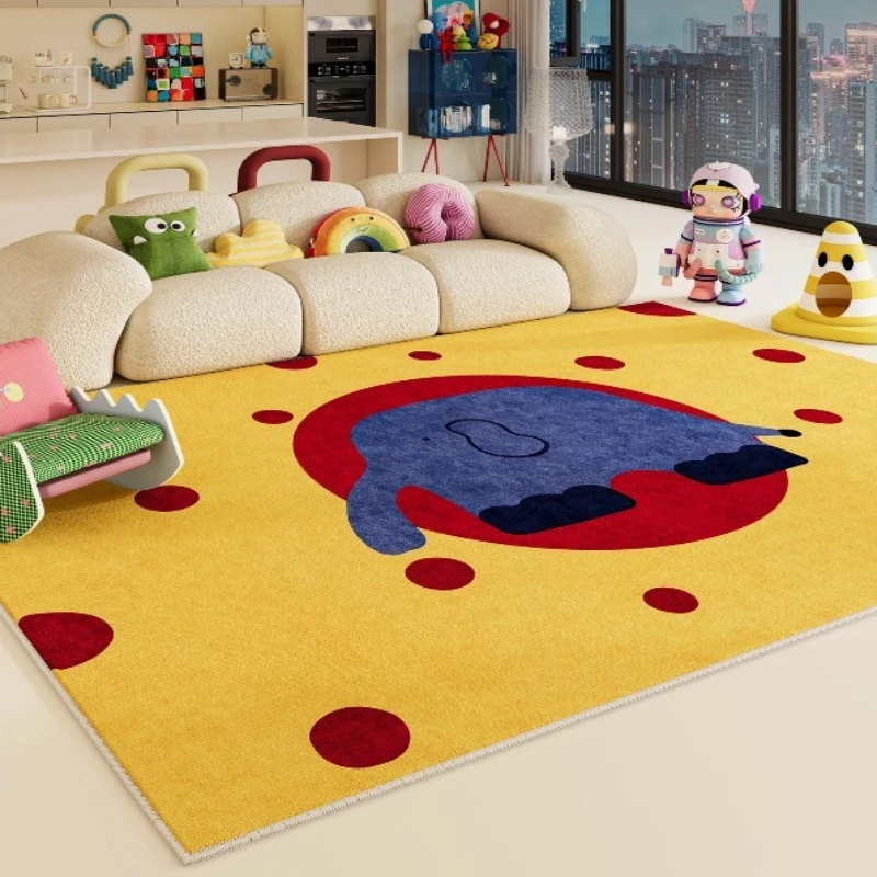 Modern Living Room Carpet Artistic Abstract Cartoon Design Creative Bedroom Rugs Home Decoration Sofa Coffee Table Mats 러그 Tapis