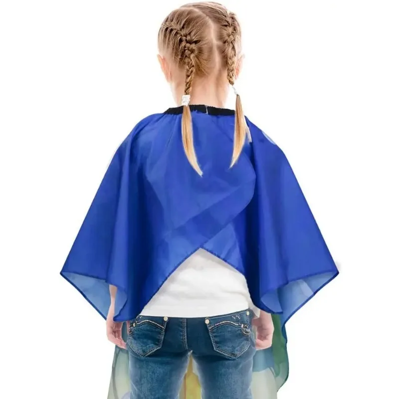 어린이 헤어 커팅 케이프 가운 미용사 이발사 앞치마 미용 어린이 소녀 소년 헤어 컷 망토 우산 보호대