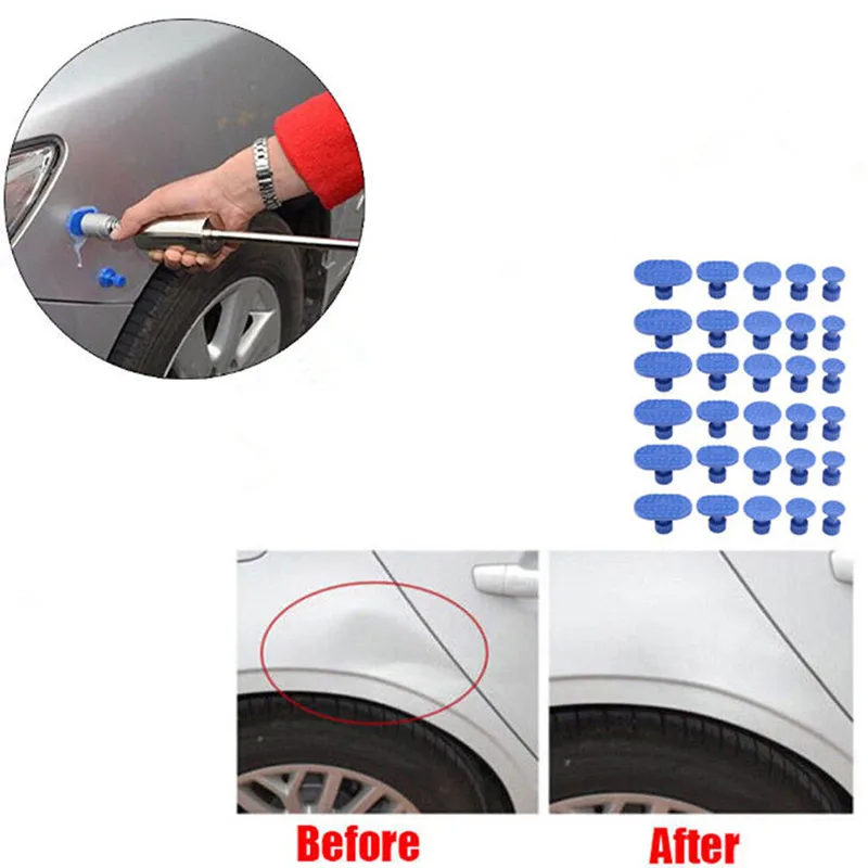 1 Set(30pcs) Car Body Puller Tabs Pulling Paintless Dent Repair Removal
