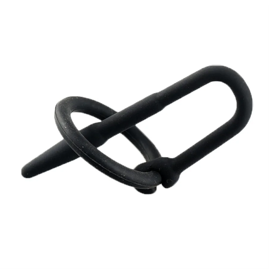 Silicone Urethral Catheter Dilator Sounding Urethral Plug Glans Ring Prostate Glans Stimulation Penis Plug Sex Toys For Men