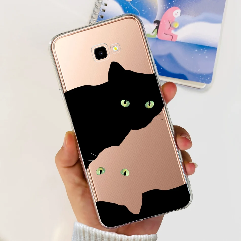 Elegant Printing Soft Silicone TPU Slim Cover for Samsung Galaxy J4 Core and J4 Plus