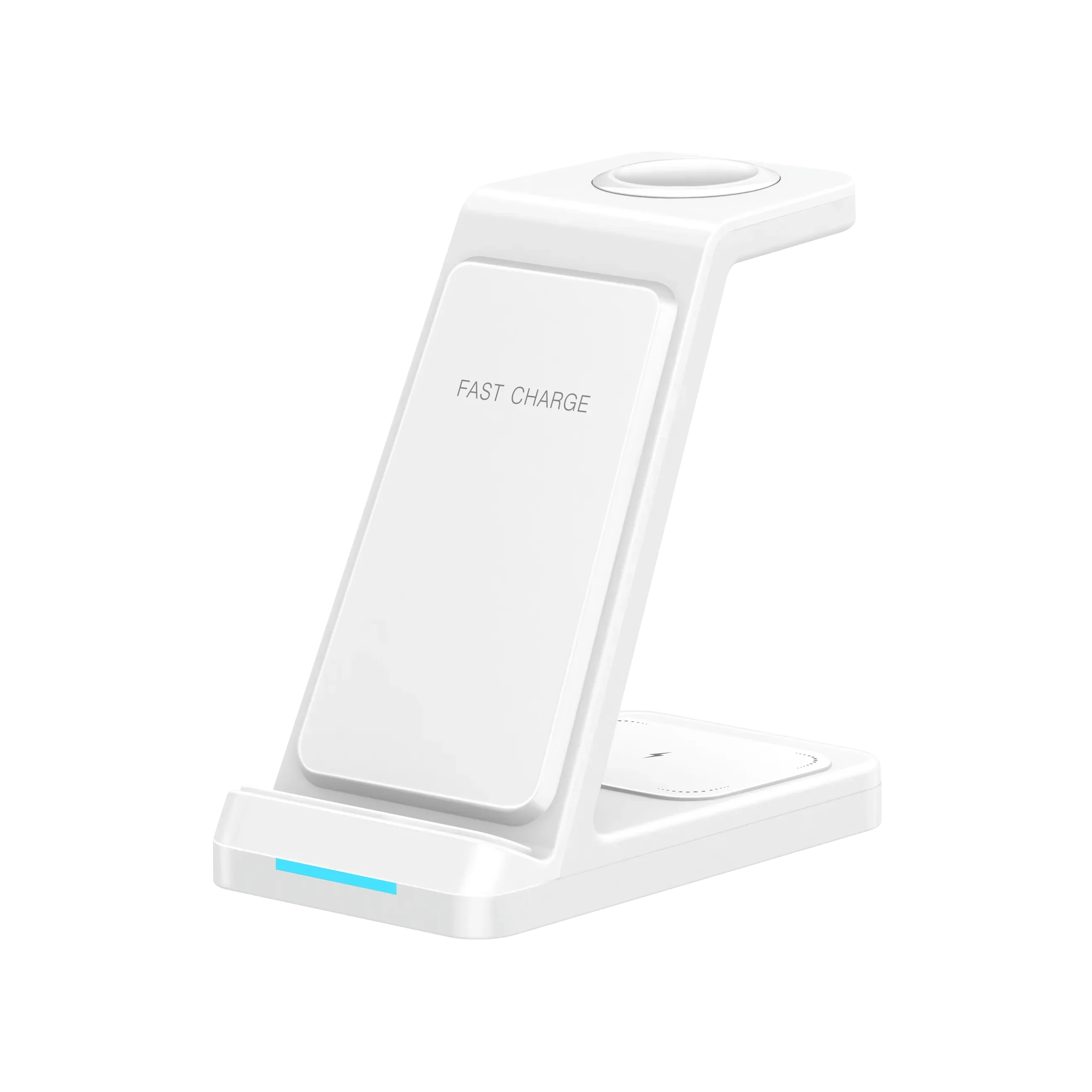 Підставка для бездротового зарядного пристрою 3 в 1, док-станція для швидкого заряджання для iPhone 17 16 15 14 13 12 iWatch 10/9/8/7/6/5/4/3 Airpods 4/3/2/Pro