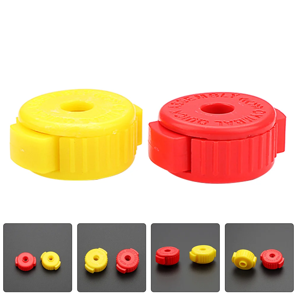 

2 Pcs Drum Kit Accessories An Fittings Replacement Parts Cymbal Nuts Installation Quick Fixing Plastic Assembly for Release