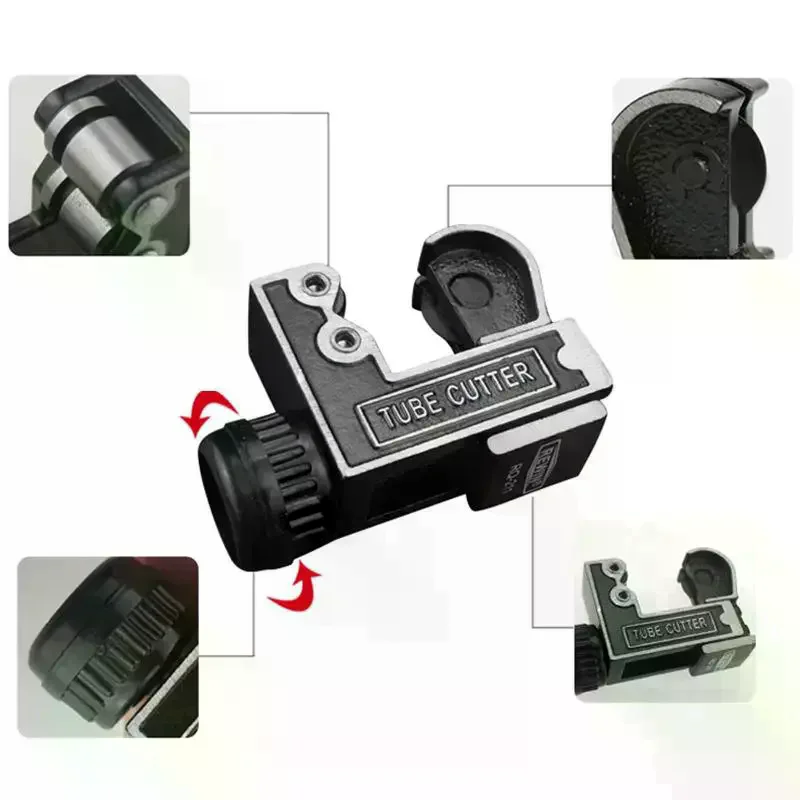 1/8''-1-1/8'' 미니 튜브 커터 3-16/22/28mm 파이프 커터 전단식 황동 구리 알루미늄 배관 냉동 절단 공구