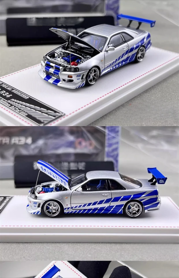 Focal Horizon FH 1:64 R34 Fast Furious C-West FNF Silver