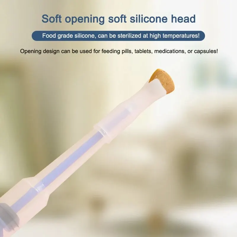 Pet Drug Feeder 1PC Pet Propulsive Silicone Drug Feeder Tablet Liquid Comfortable Dog And Cat Universal Safe Easy To Clean And Use Repeatedly