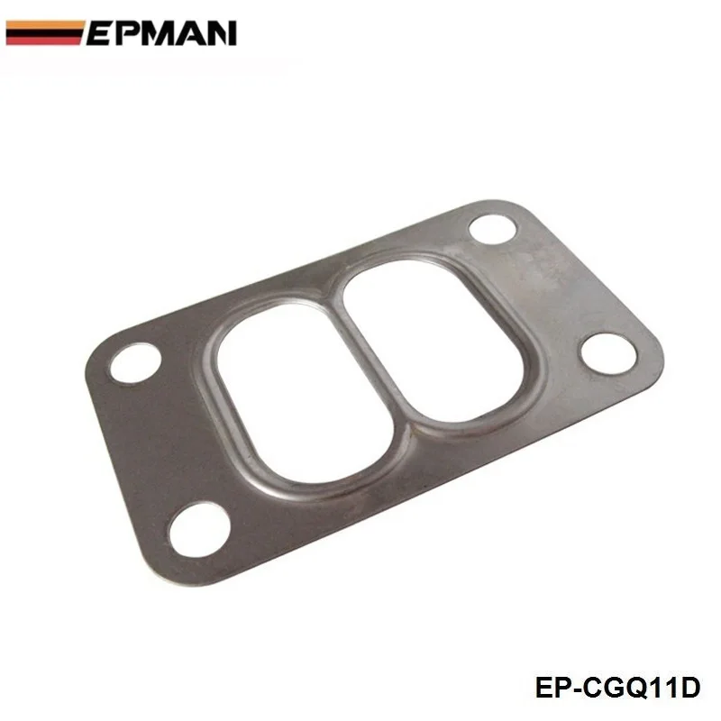 EPMAN 10PCS/LOT T3 T34 T35 T38 Twin Entry Divided Turbo Manifold Turbine Inlet Gasket 304 Stainless Steel EP-CGQ11D