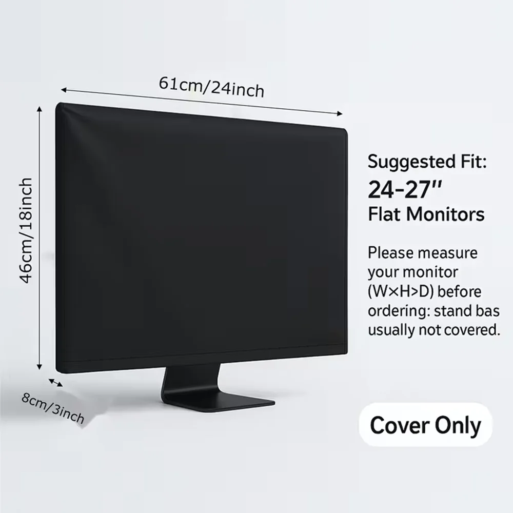 Premium Dust-Resistant and UV-Protective Computer Monitor Cover
