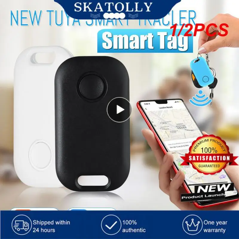 

1/2PCS Tuya Smart Tag Mini GPS Tracker Key Bag Child Pet Finder Location Record Wireless bluetooth-compatible Anti-lost Alarm