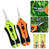 1Pc Professional Stainless Steel Gardening Hand Pruners Micro-Tip Pruning Snips with Straight Blades for Trimming Garden 1