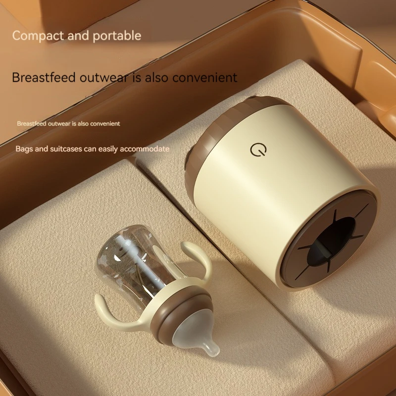 Baby Bottle Shaker USB Charging Milk Blender Feeding Portable Shaking Machine Household Home Babycare Wide Application Portable Electric Shaker