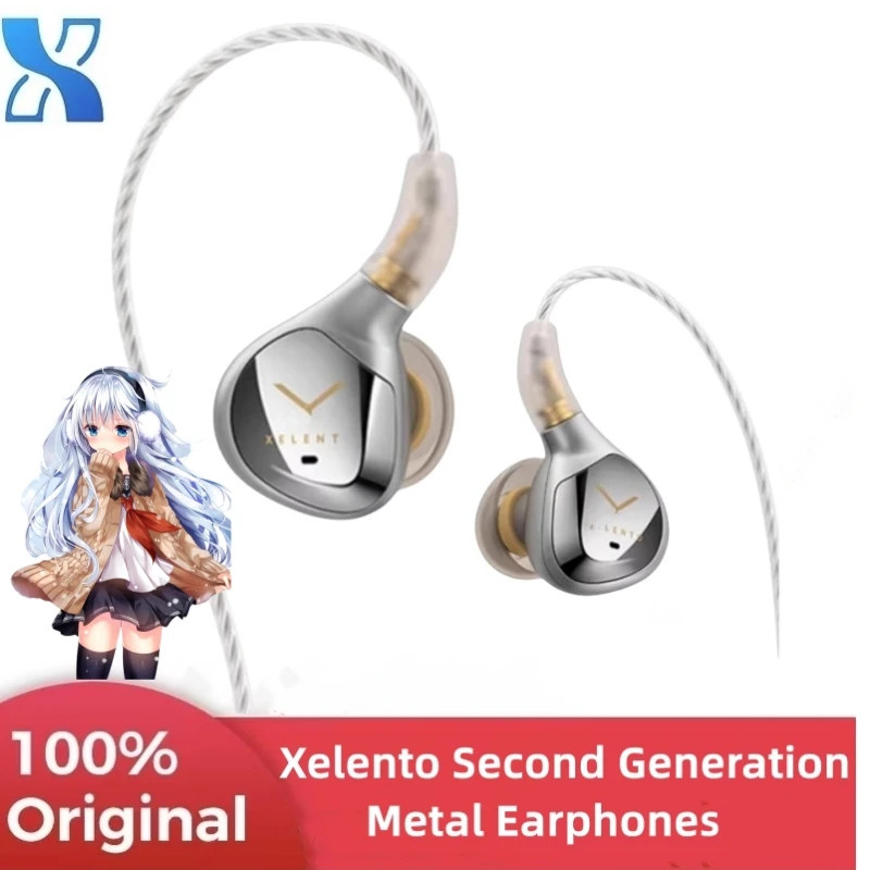 

Xelento second-generation metal IEM Origin earphones HIFI noise reduction monitoring Tesla driver mmcx plug earplugs T9ie IE900