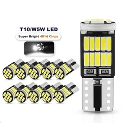 10PCS Bright White LED Canbus Bulbs for Car Interior and Exterior Lighting (10pcs)