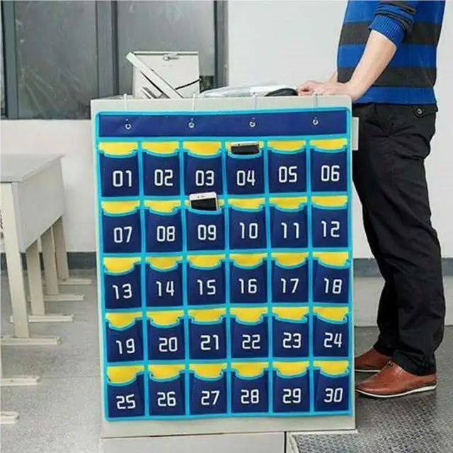 Zseb A Szervező Over Osztálytermi Számozott Otthoni Iskolai Telefonjaihoz Dekorációs Táskák