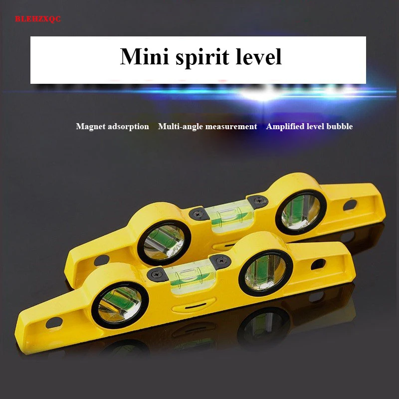 

Small Mini Spirit Level Construction Leveling Tool With Magnetic Three Bubbles