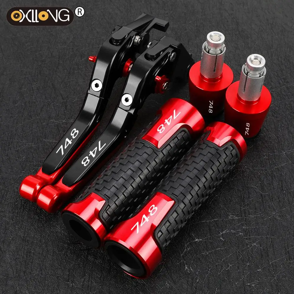 

Motorcycle Accessories Adjustable Clutch Brake Levers Handle Grips Hand Bar Ends For Ducati 748 1994 1995 1996 1997 1998 Motor