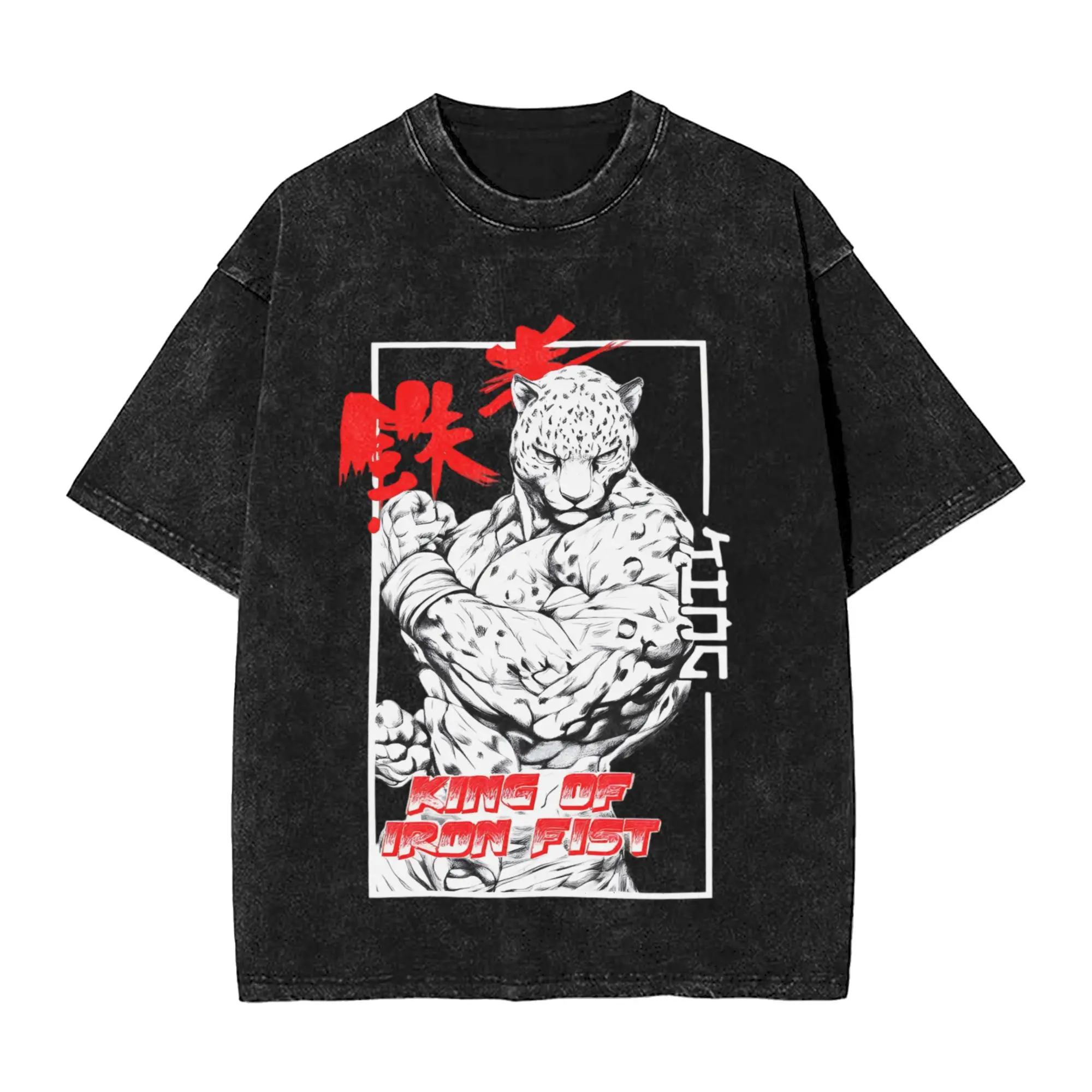 Tekken 8 King T-Shirt, Harajuku-T-Shirts, kurzärmelig, tolle Tops, Sommer, lässig, O-Ausschnitt, übergroße T-Shirts