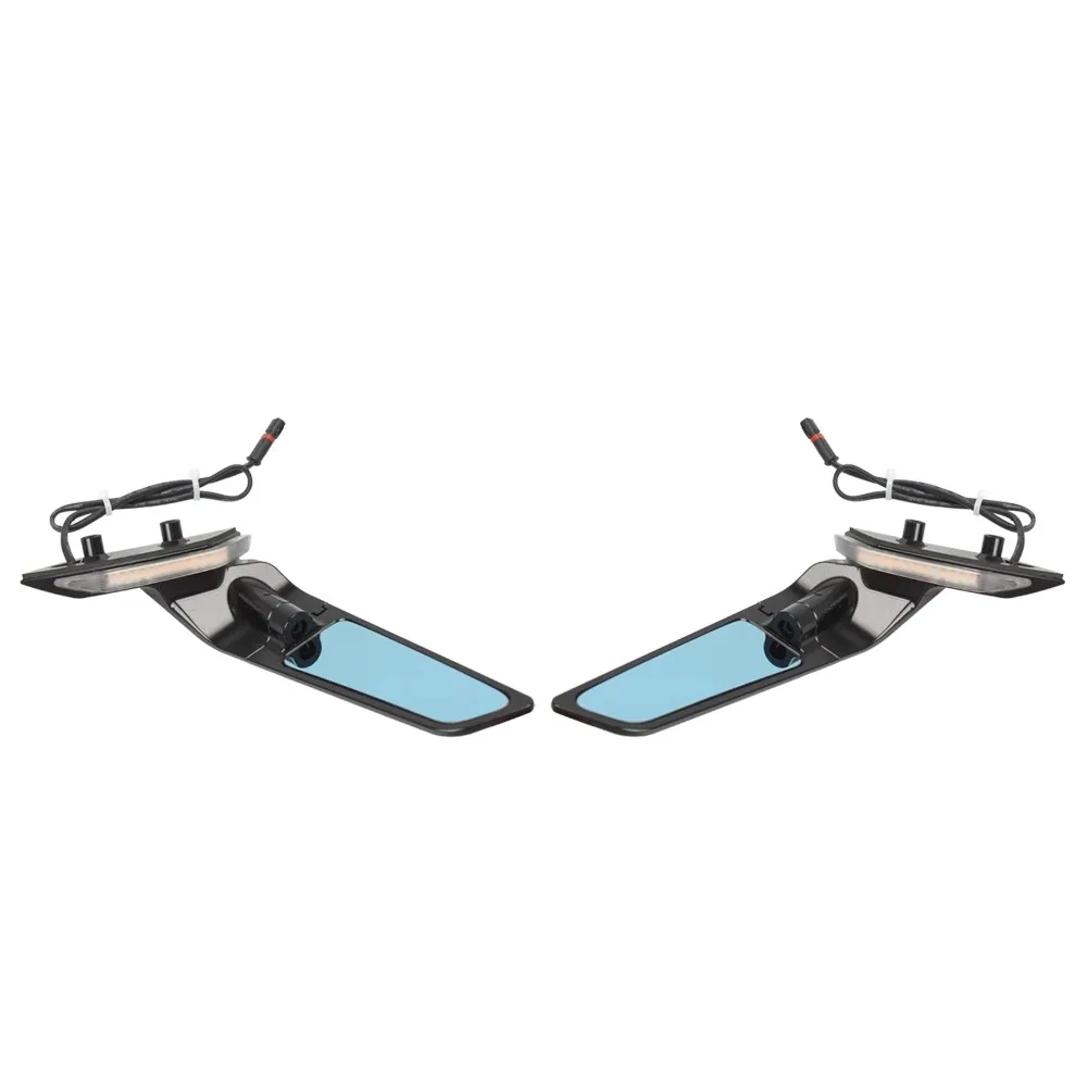 For BMW S1000 RR S 1000 RR S1000RR s1000rr 2019-2023 Wind Wing Motorcycles Adjustable Rotating Rearview Mirror With LED Light 5