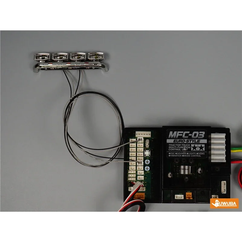 Front Spotlight LED Lamp PCB Board For 1/14 TAMIYA Scania 770S - Foto 11