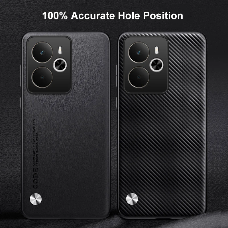 Luxury PU Leather Shockproof Silicone Phone Case - Full Protection Cover