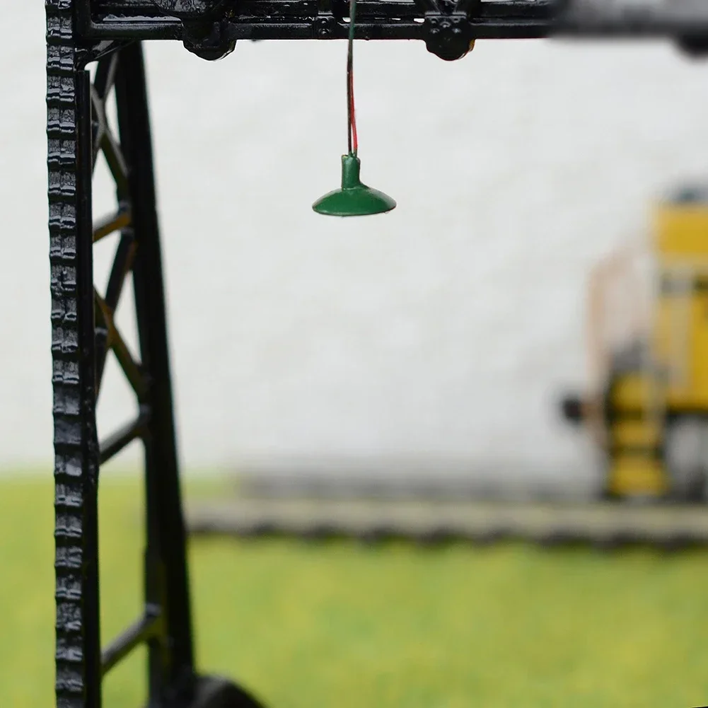 10pcs OO/HO Scale Street Light Model Wall Lamp Posts Led Ceiling Lamps LED Street Light Sand Table Model Building Layout Supplie 3
