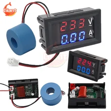 AC60-500V 10A/50A/100A Digital Voltmeter Ammeter Three-phase Voltage Current Tester Detector Volt Monitor Current Transformer