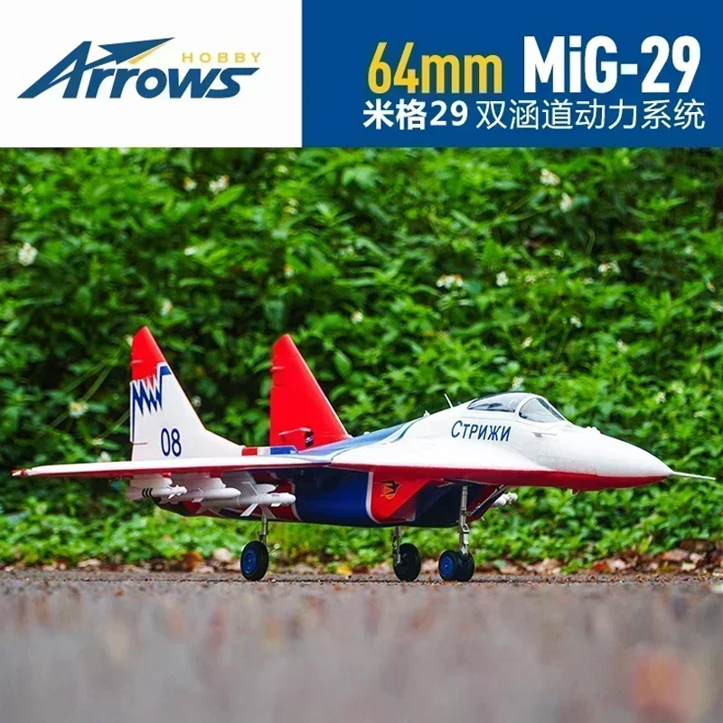 Model Aircraft Twin 64mmmig-29 Mig 29 Like Real Combat Show Aircraft Rc Plane Pnp Airplane Toy 4