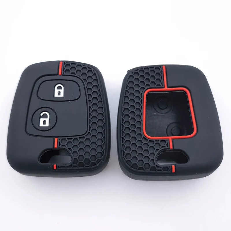 Silicone 2-Button Car Key Protector Cover