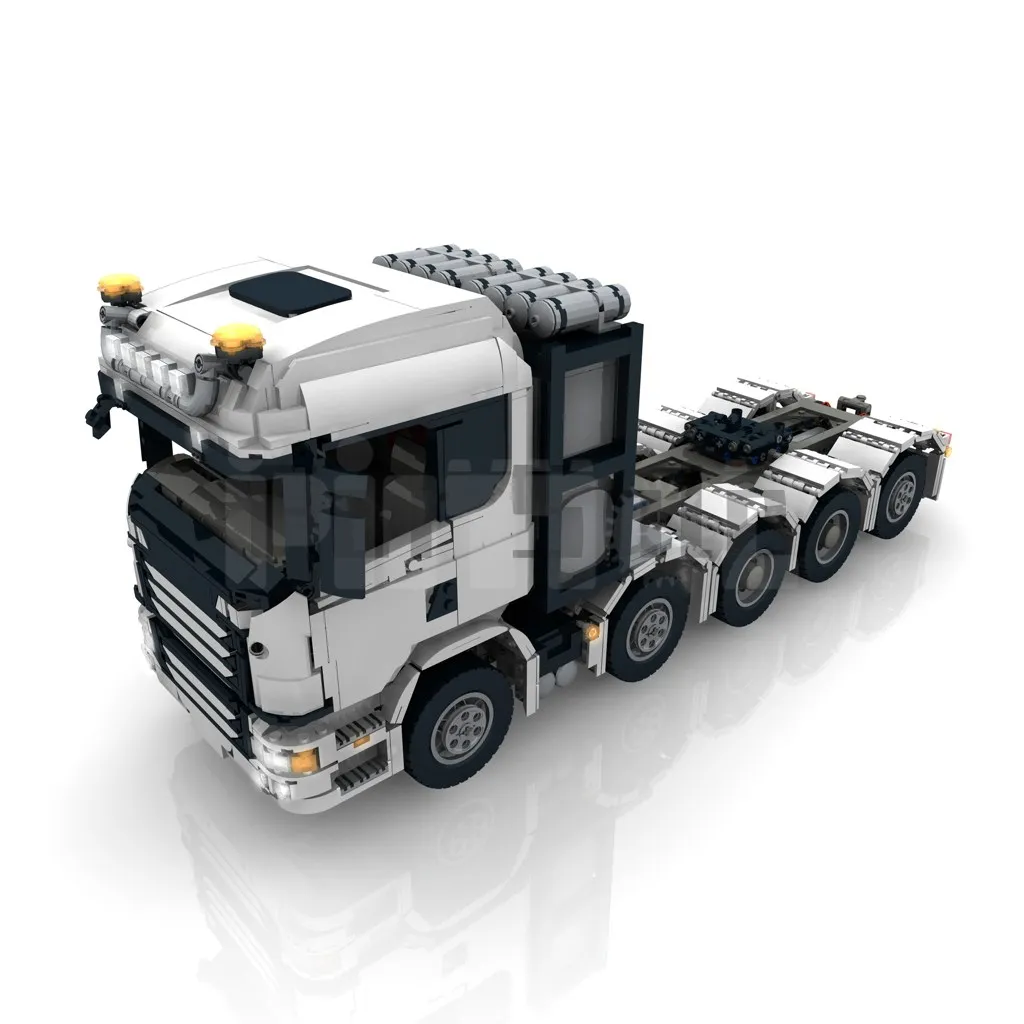 

MOC-28358 Custom RC Skania 10x4 6 SLT Truck от Efferman, модель строительного блока, сращенная электрическая игрушка, пазл, подарок для детей