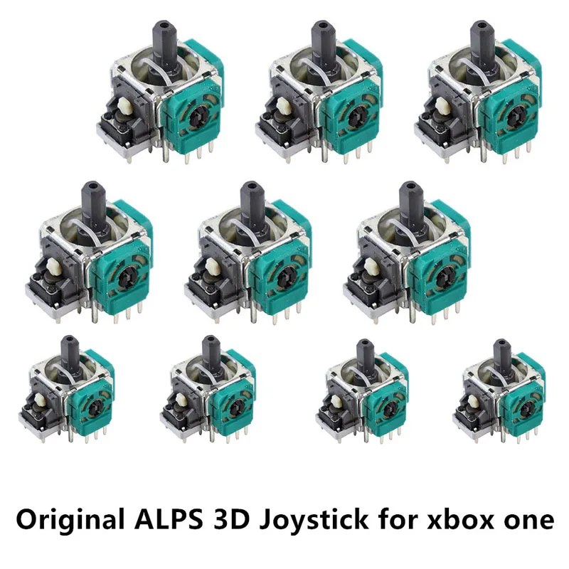 

10pcs Original Replacement Alps Analog Joystick 3D Thumb stick Axis Sensor Module Rocker For Xbox One, One S, One X,One Elite