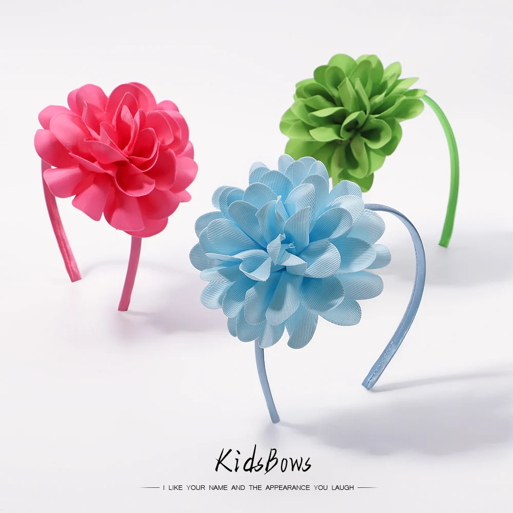 KINDLE Hairband With Bambula Flowers And Natural Dry Blossom- White main image 0