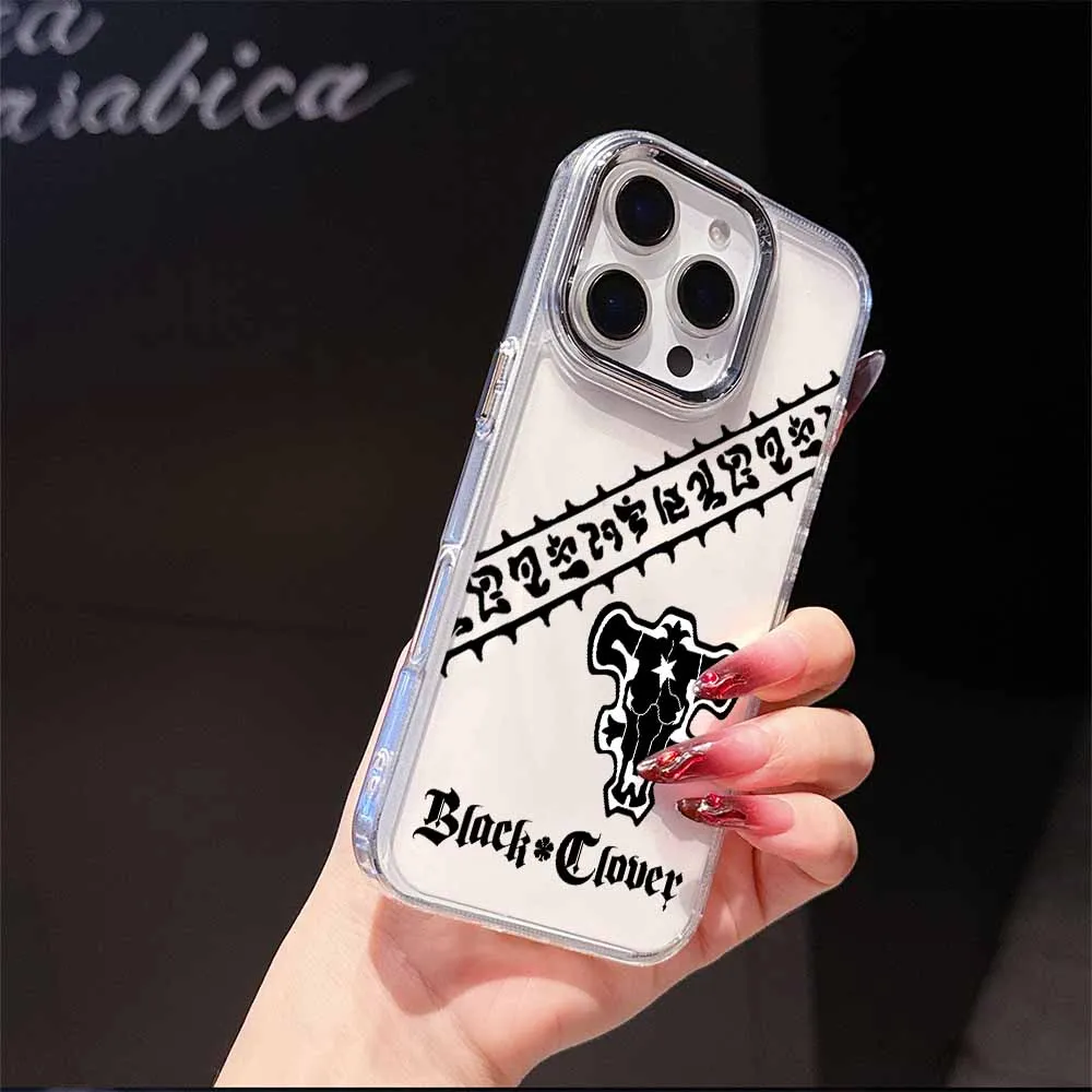 Black Clover Anime Soft Phone Case