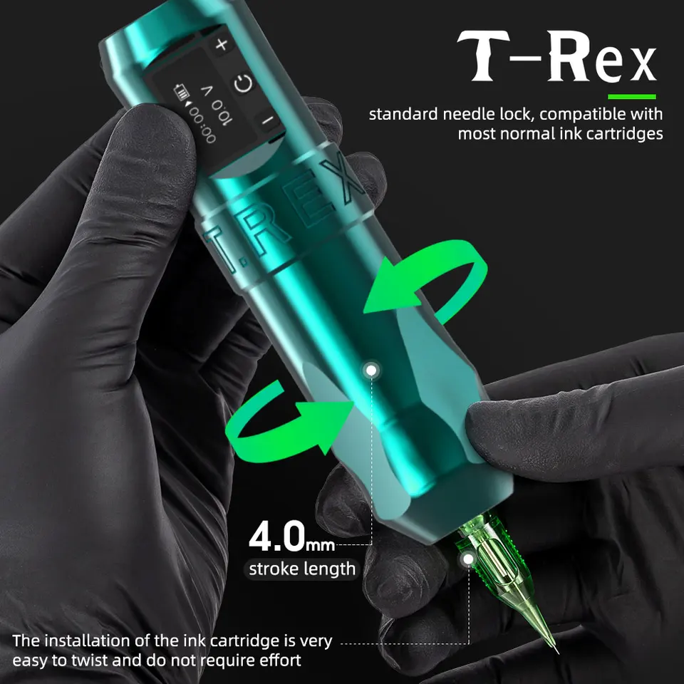 T rex ワイヤレスタトゥーマシン S23d062852f164ea8bb1a31e91d81a