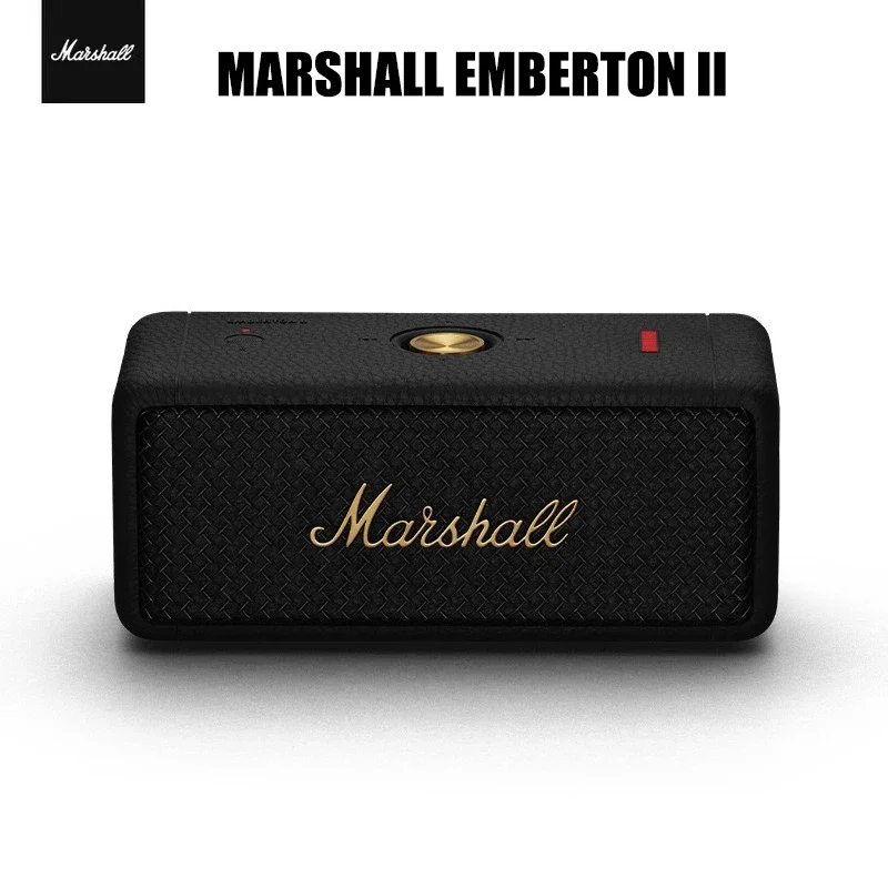 

Оригинальная Bluetooth-колонка MARSHALL Emberton II, водонепроницаемая IPX7 колонка с сабвуфером, стерео, басовый звук, уличные портативные колонки, HK версия