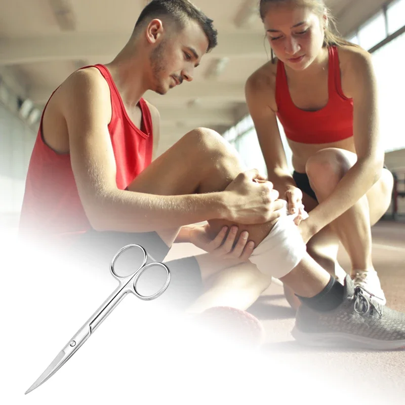 10cm/11.5cm/13cm/14cm/16 cm Animal Veterinary Vet Medical Stainless Steel Surgical Scissors Straight curved Tip Haircut Scissors 6
