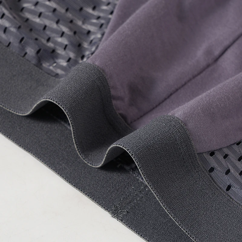 2 Pcs/Lot Men's Mesh Breathable Briefs Underwear Hombre Hole Large Size Male Shorts Lingerie Underpants Sexy Panties 5