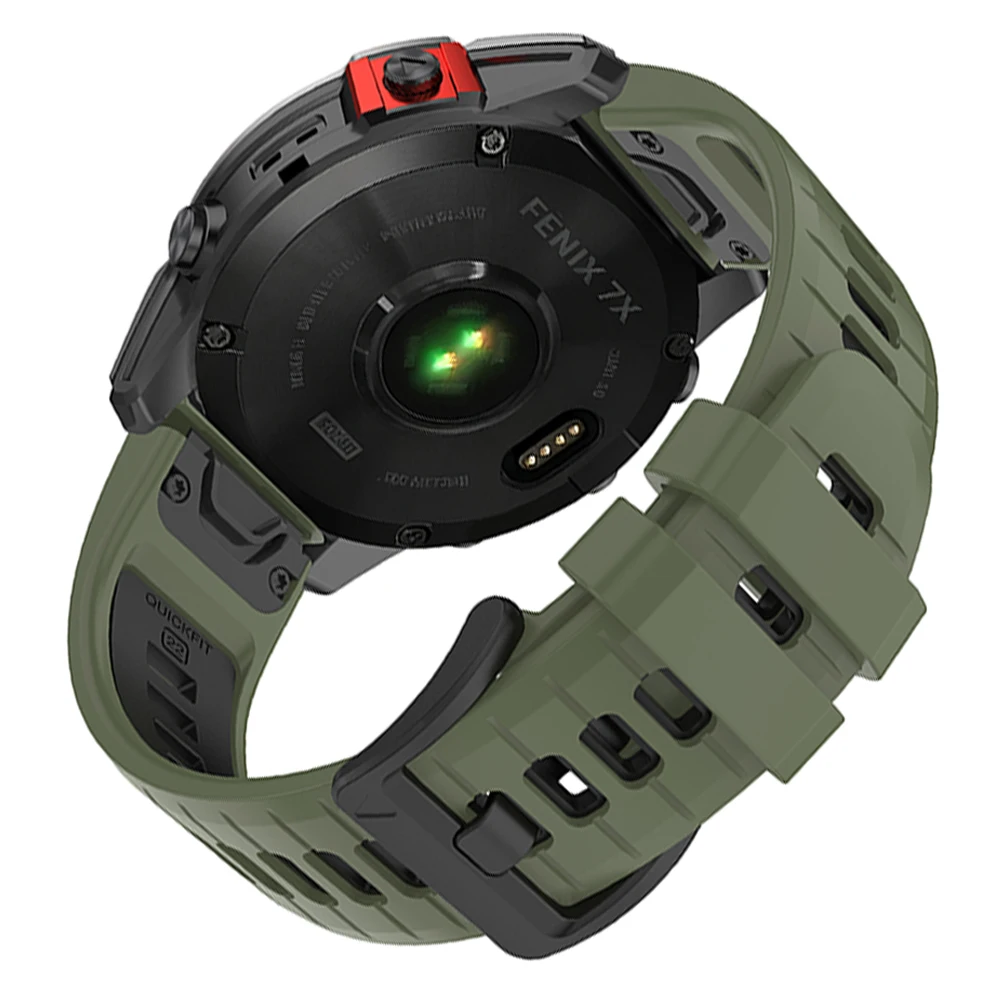 Premium Silicone QuickFit Strap for Garmin Watches - 22mm and 26mm Options Available
