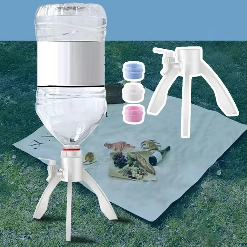 Bottled Water Valve Labor-saving Waters Dispenser Faucet Strong Load-bearing Pouring Water Outlet Holder Press Pumps 1 Set