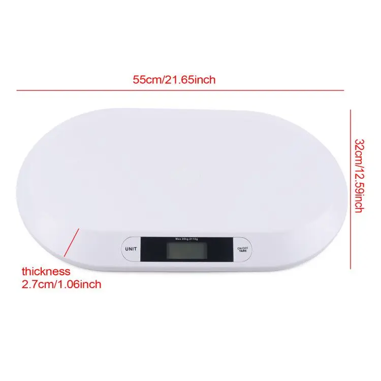 High-Precision Digital Baby Weighing Scale (Max 44 lbs)