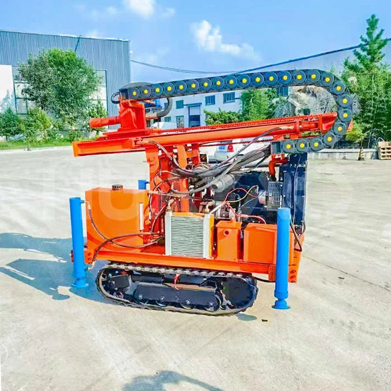150M Portable Deep Water Well Rig Machines Price Crawler Water Drilling Rig For Sale 3