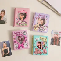 20sheets Original Heart Photocard Holder PVC Cartoon Album Love Hollow Out Album Card Storage Booklet Student Idol Cards Booklet 2