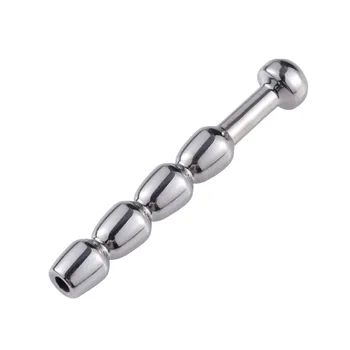 Sex Toys Metal Urethral dilation horse eye stick stimulating masturbation toy urethra speculum Metal urinary catheter male use 5