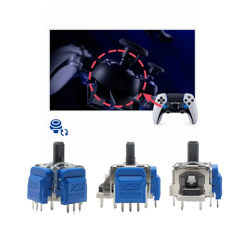 2/10 قطعة K-Silver JS13 PRO + TMR عصا التحكم لاستب...