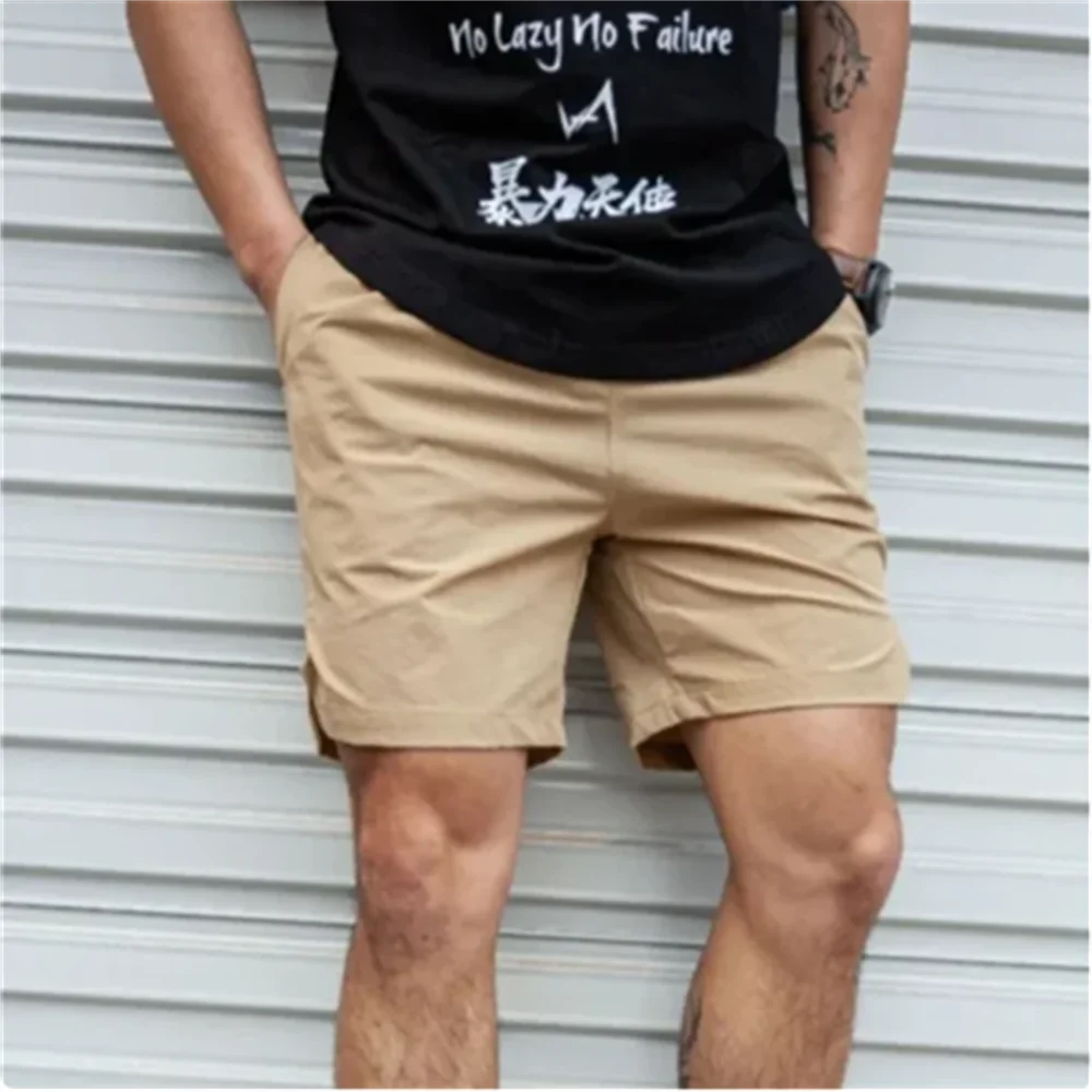 new Men Hot Shorts Light Weight Thin Short Pants Running Squat Fitness Shorts Men GYM Wear Quick-drying Drawstring Shorts 6