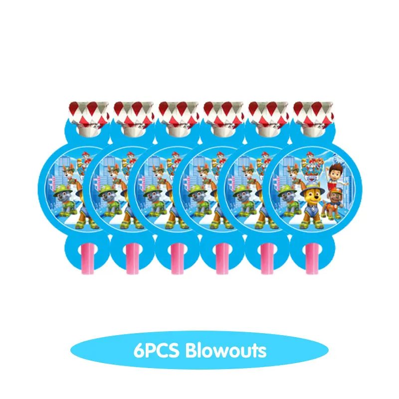thumbnail image 1 of Decoración de cumpleaños de la Patrulla Canina, suministros para fiestas, manteles, vasos de papel, platos, vajilla nueva, juego de globos, telón de fondo, regalos de cumpleaños, 1 of 5
