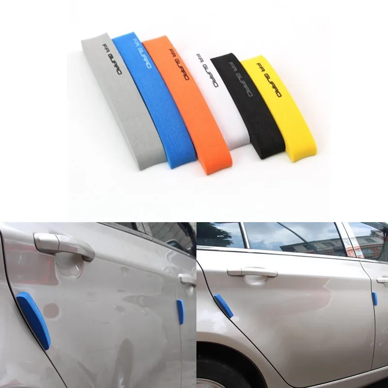 4Pcs Auto Door Edge Protection Car Decoration 4Pcs Car Door Protector Guard Strip Scratch Protector Rubber Bumper Stickers car stickers car door edge guards car door stickers car door protector car door anti collision strip car door edge protector
